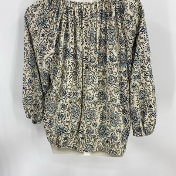 Denim and Company RL BoHo floral print top M - Picture 5 of 12
